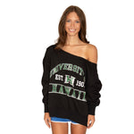 University of Hawaii Off the Shoulder Sweatshirt