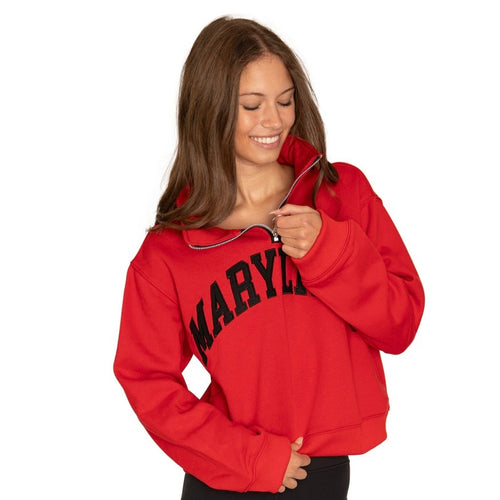 Maryland Terps Quarter Zip Sweatshirt