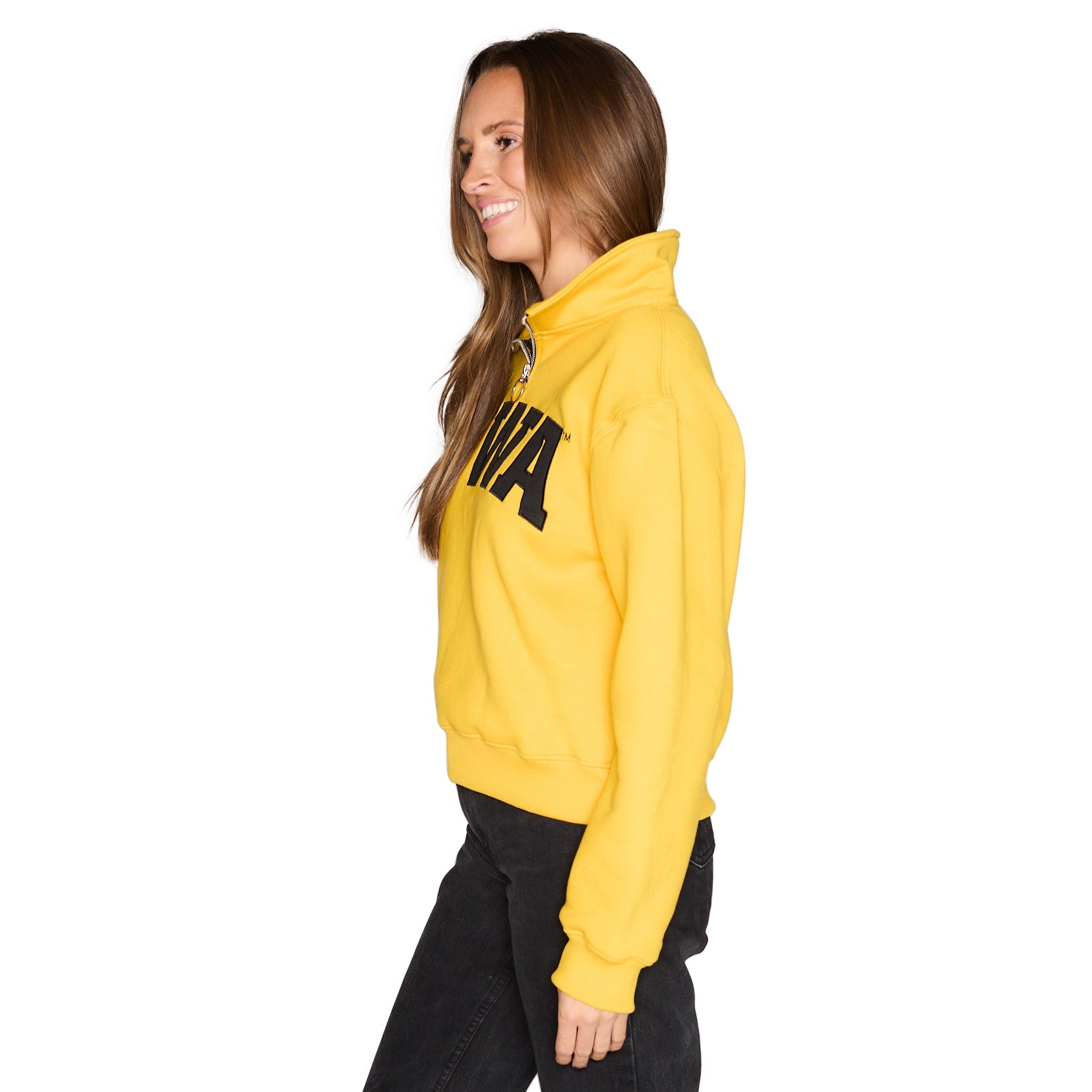 Iowa Hawkeyes Quarter Zip Sweatshirt – lojobands