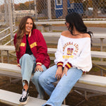 Arizona State ASU Satin Letterman Bomber Jacket