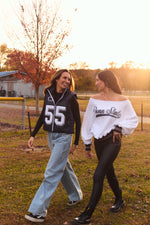 Penn State Vintage Off the Shoulder Sweatshirt