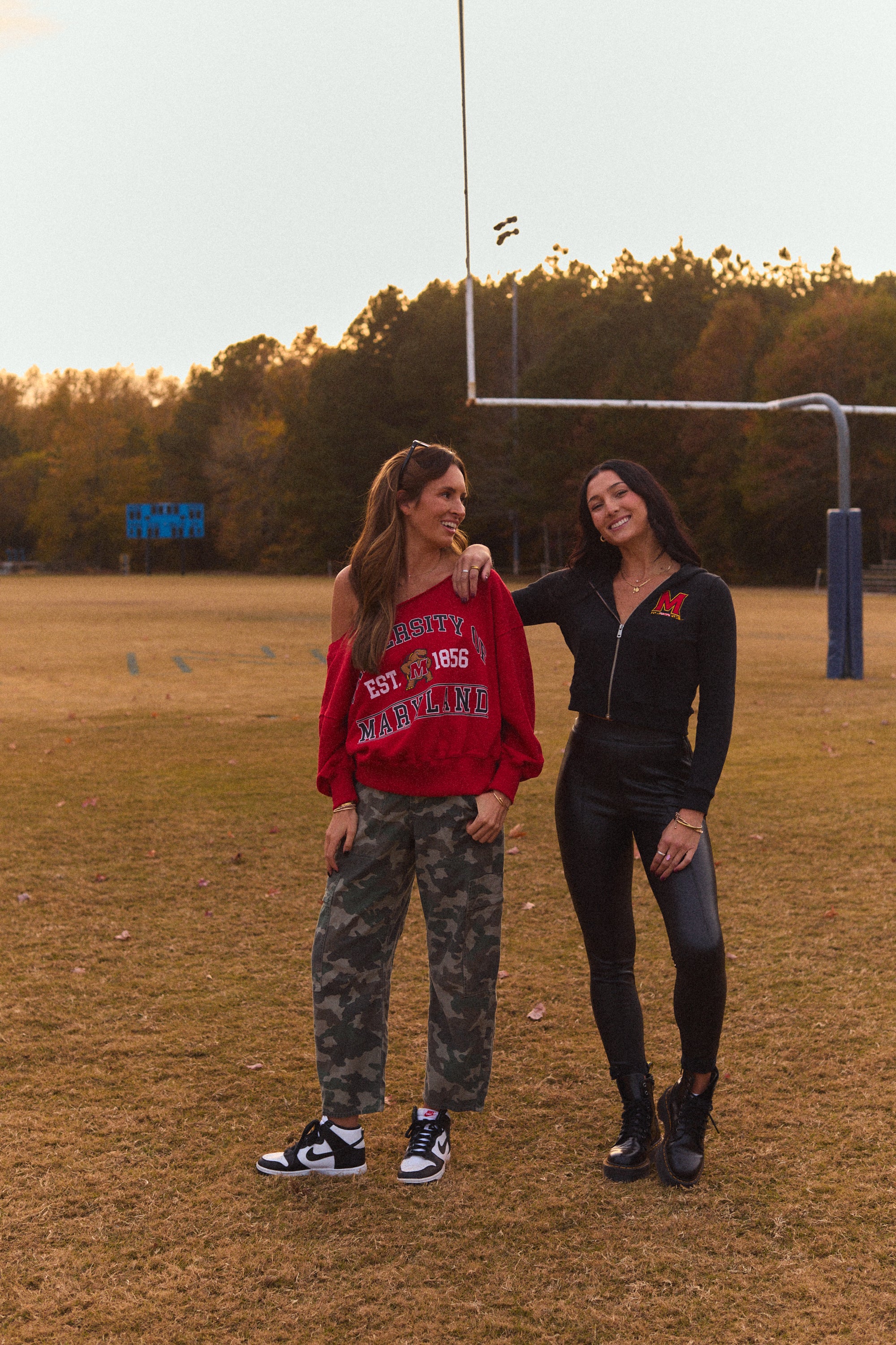 Maryland Terps Off the Shoulder Sweatshirt – lojobands