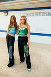 USF Bandana Flare Black Sweatpants