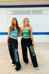 USF Bandana Flare Black Sweatpants