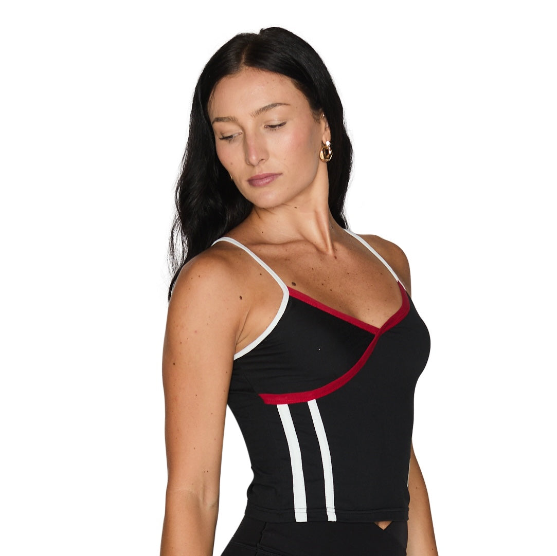 Tampa Spartans Contrast Spaghetti Tank
