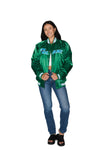 Tulane Satin Letterman Bomber Jacket