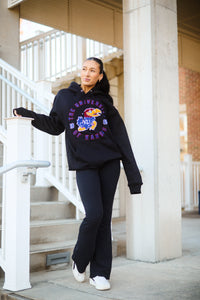 Kansas Jayhawks Oversized Chenille Hoodie