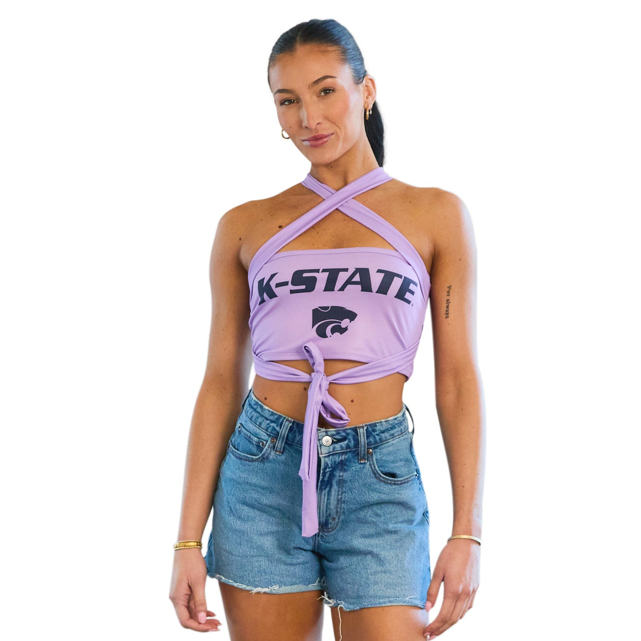 Kansas State Lavender Multi Way Bandeau