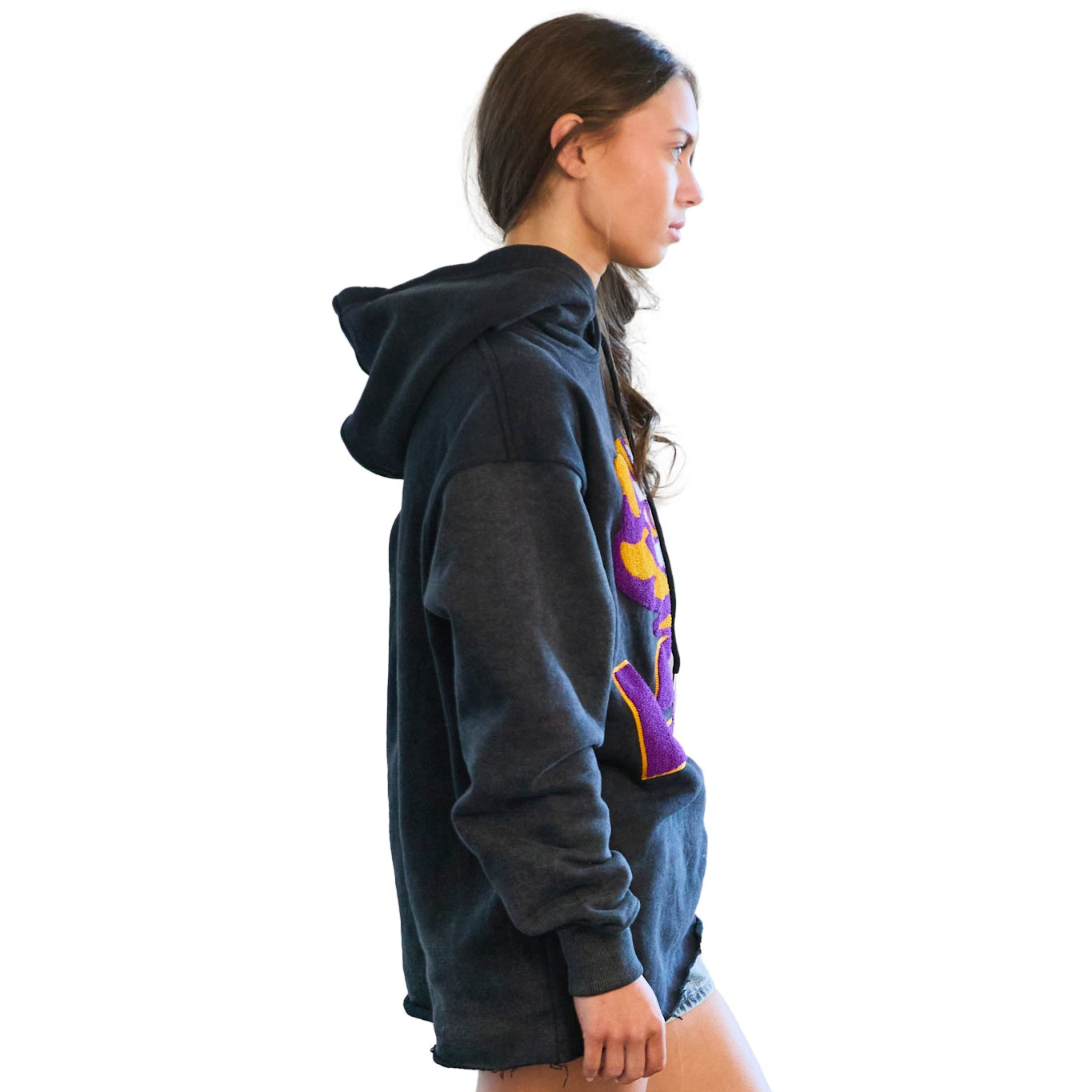 LSU Oversized Chenille Hoodie