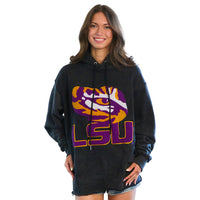 LSU Oversized Chenille Hoodie
