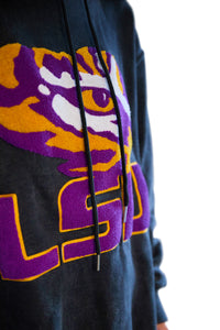 LSU Oversized Chenille Hoodie