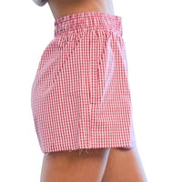 Kansas Jayhawks Gingham Shorts