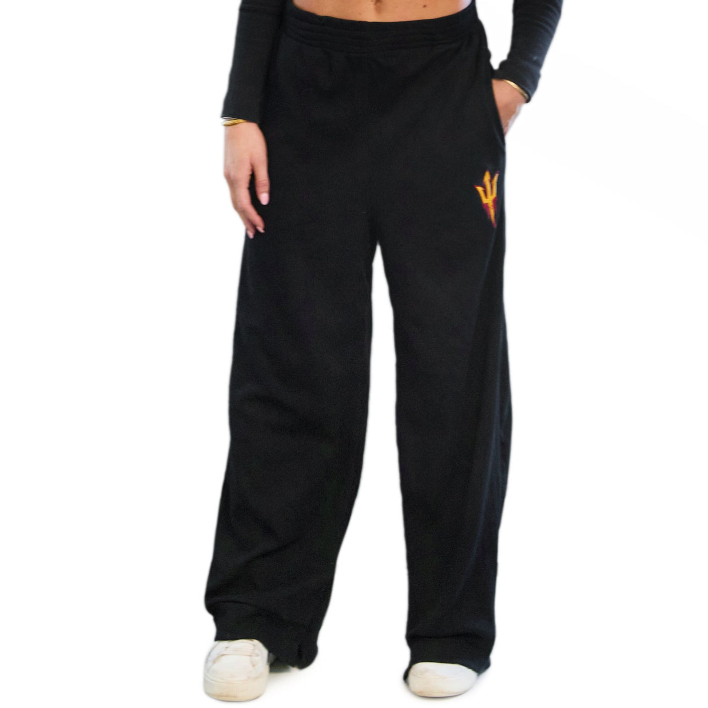 Arizona State ASU Waffle Flare Sweatpants