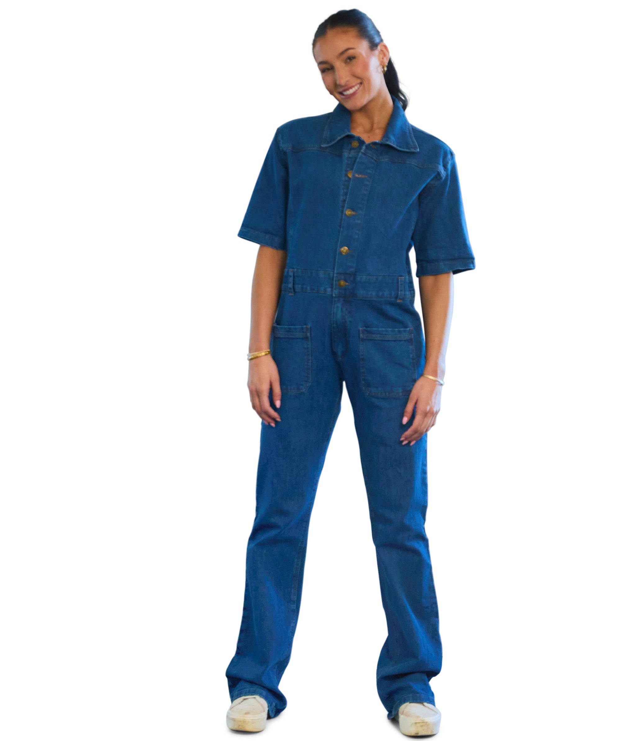 Syracuse Overtime Denim Jumpsuit