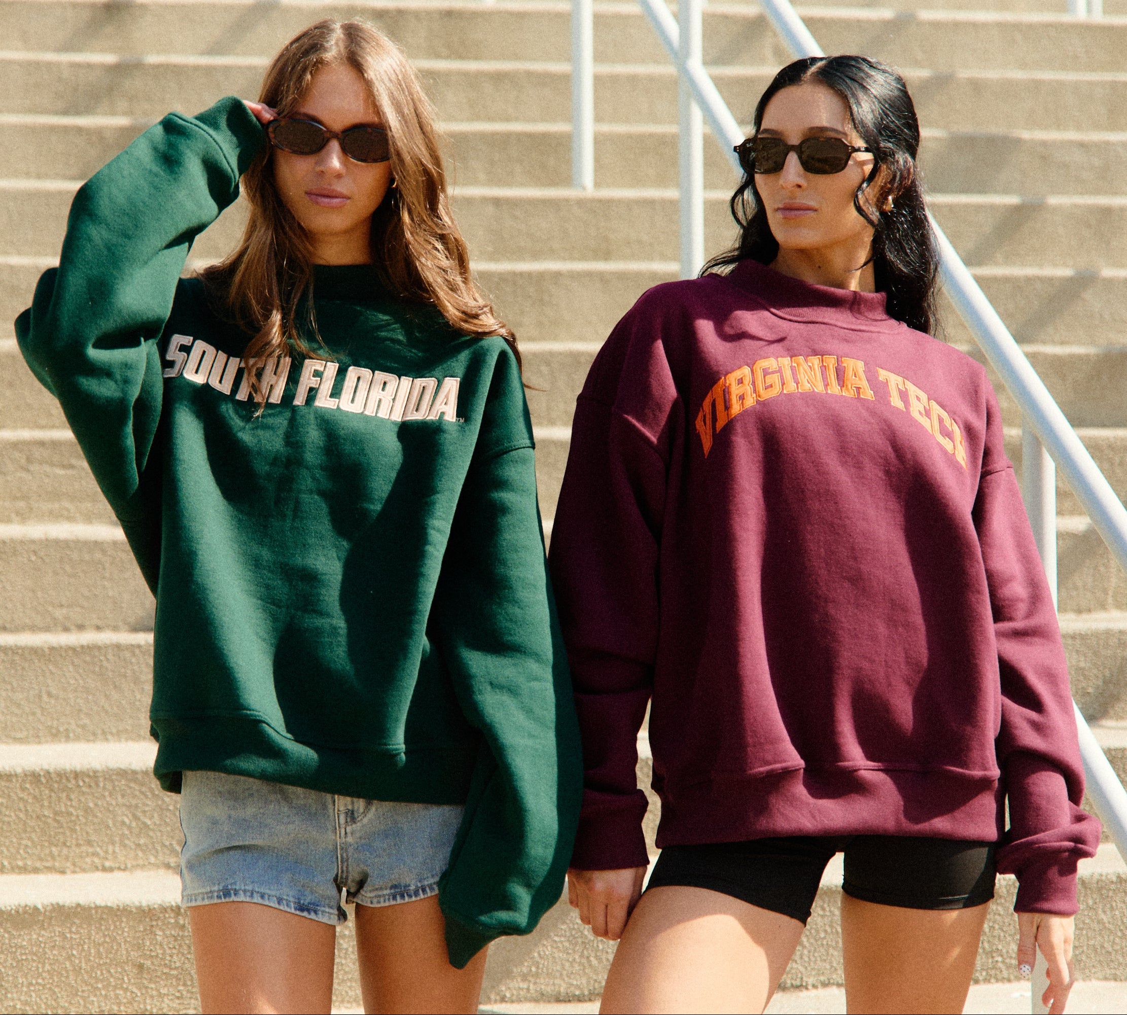 Virginia Tech Mock Neck Sweatshirt