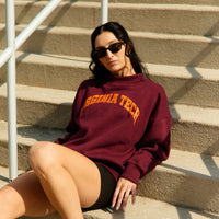 Virginia Tech Mock Neck Sweatshirt