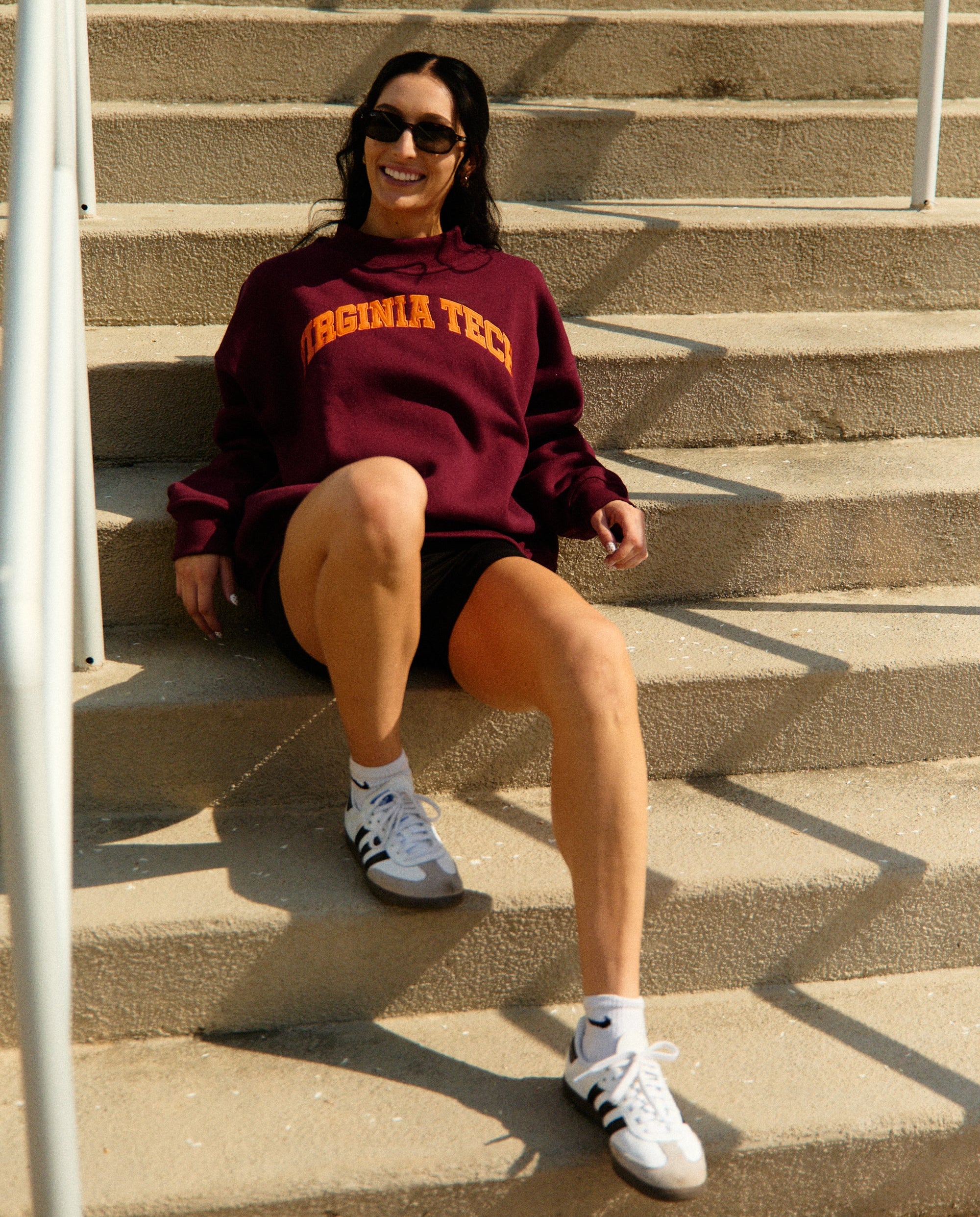Virginia Tech Mock Neck Sweatshirt