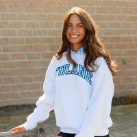 Tulane Gingham Hoodie