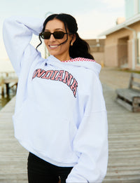 Indiana Gingham Hoodie