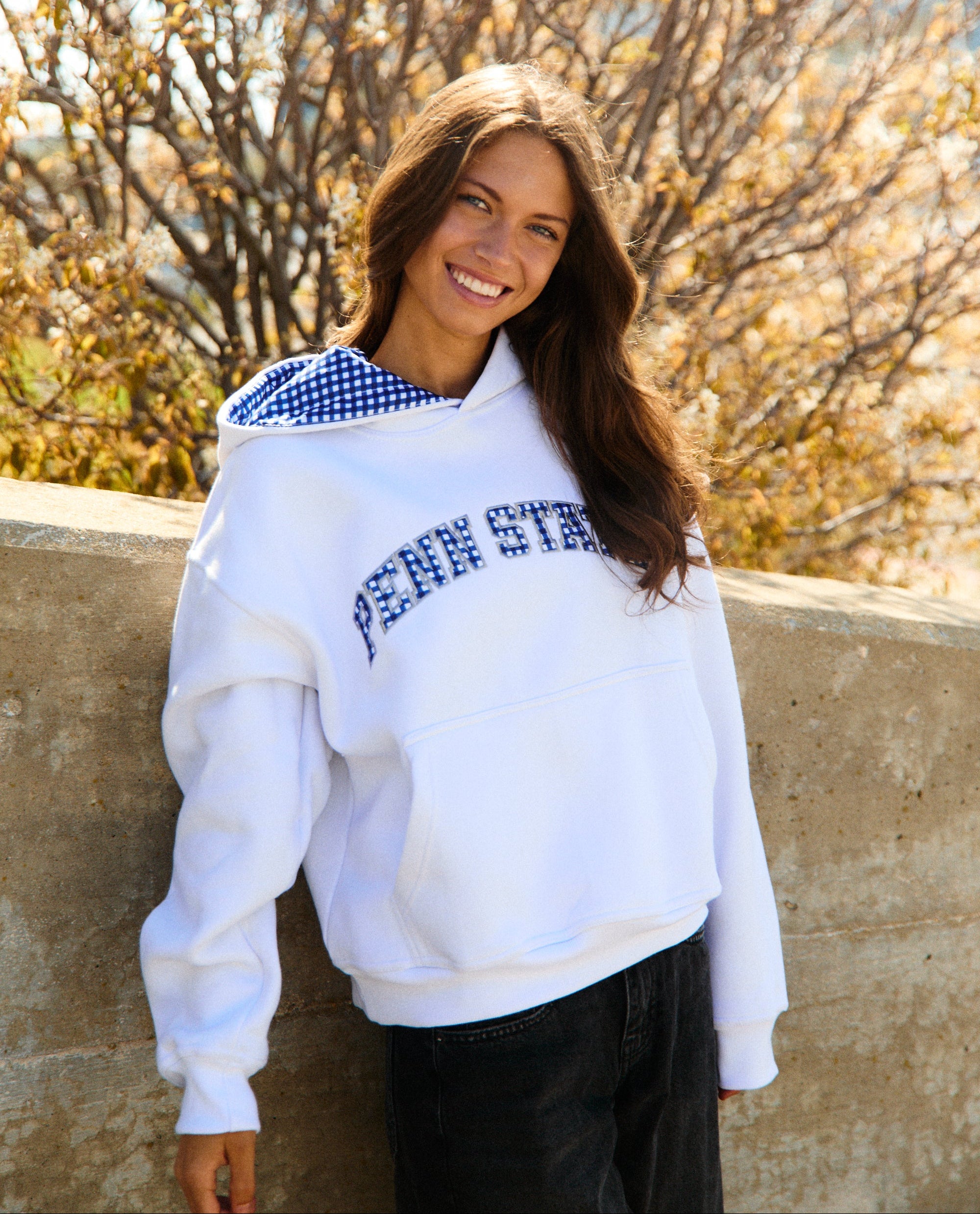 Penn State Gingham Hoodie
