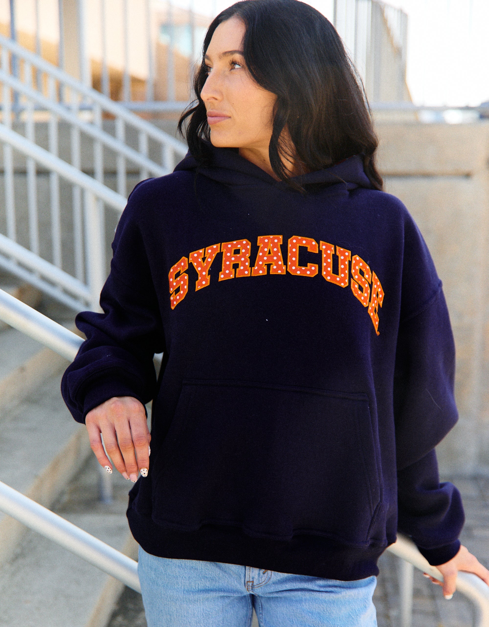 Syracuse Polka Dot Hoodie