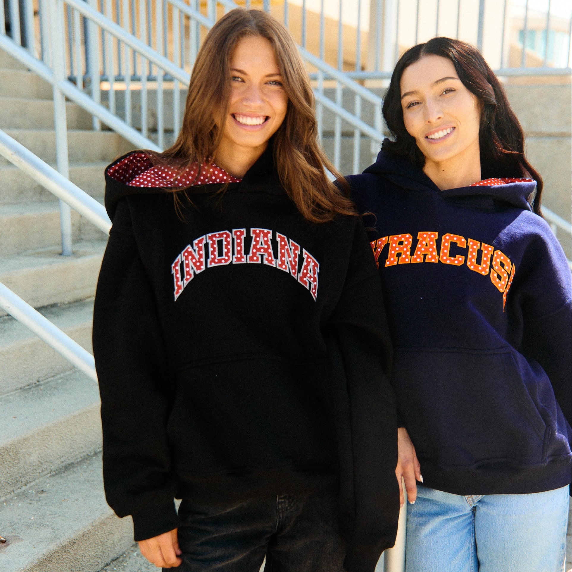 Syracuse Polka Dot Hoodie
