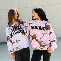 Indiana Hoosiers Camo Mock Neck Sweatshirt