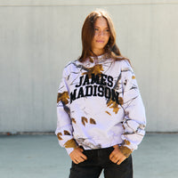 JMU Lavender Camo Mock Neck Sweatshirt