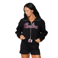 South Carolina Gamecocks Zip Up Mock Neck Sweatshirt
