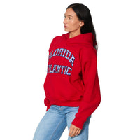 Florida Atlantic Owls Red Gingham Hoodie