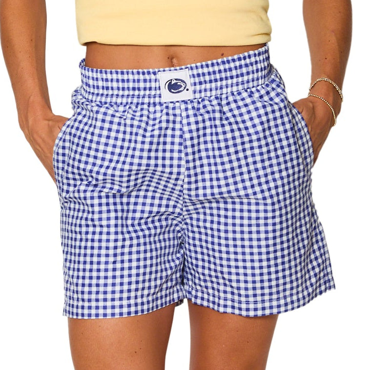 Penn State Gingham Shorts