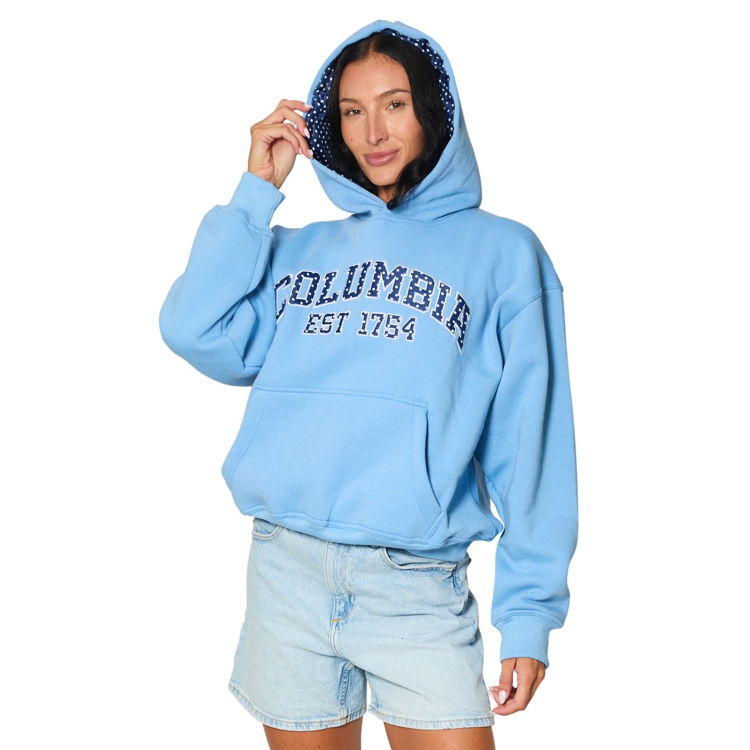 Columbia University Polka Dot Hoodie