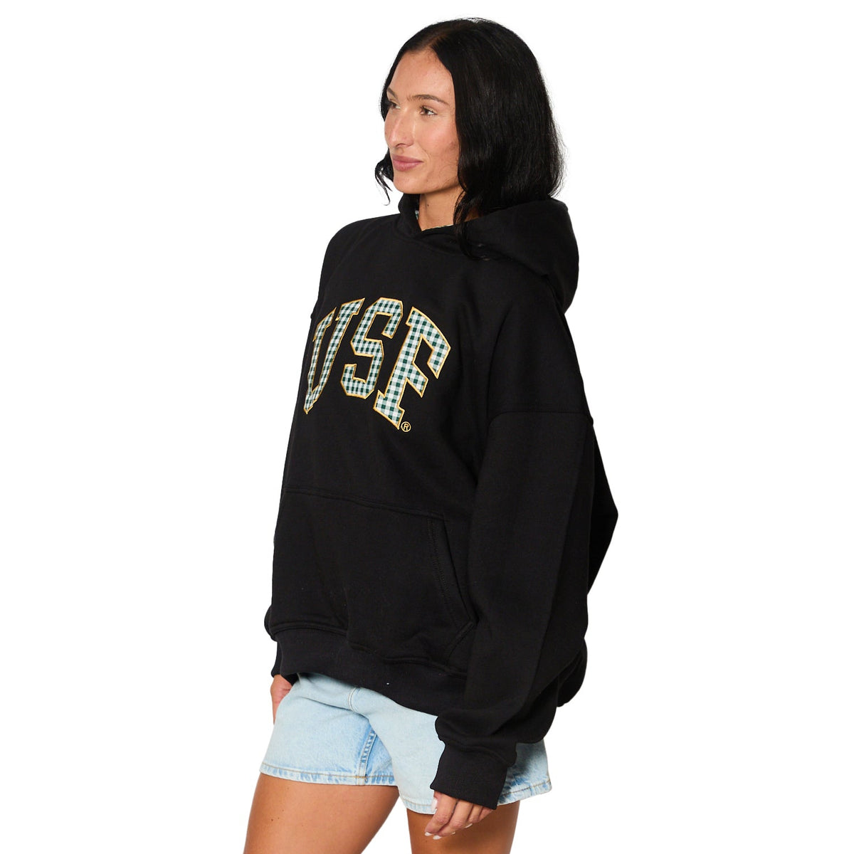 USF Gingham Hoodie