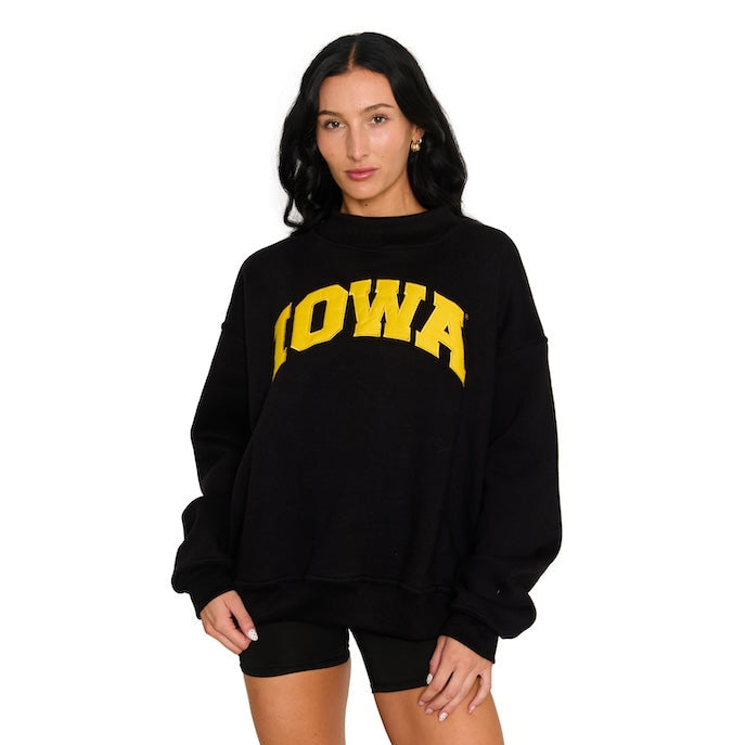 Iowa Hawkeyes Mock Neck Sweatshirt – lojobands