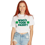 Who's your paddy? Cropped Tee