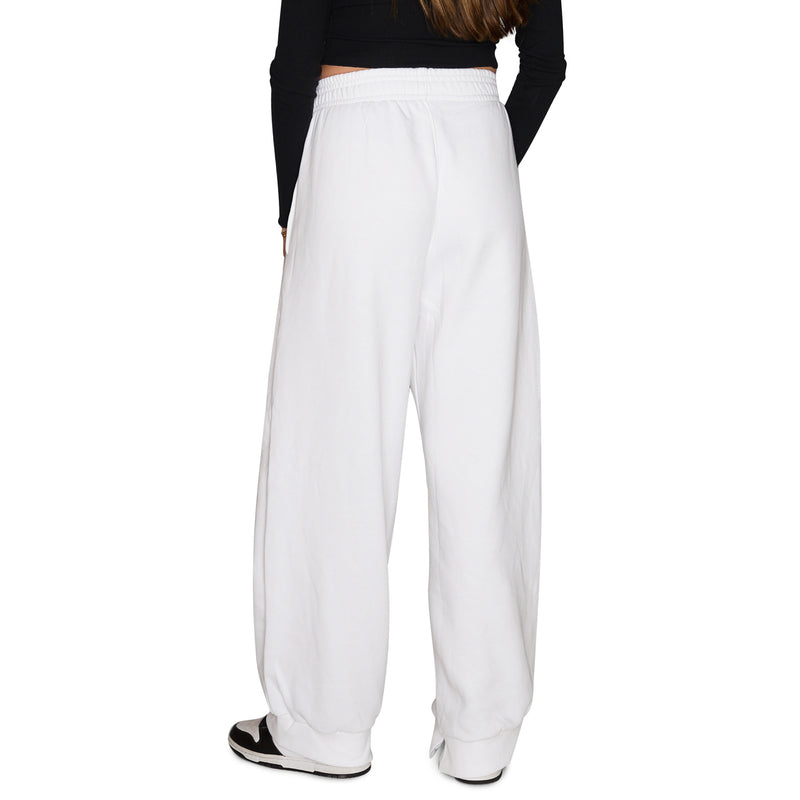 Syracuse Bandana Flare White Sweatpants