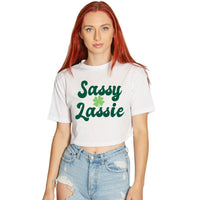 Sassy Lassie Cropped Tee