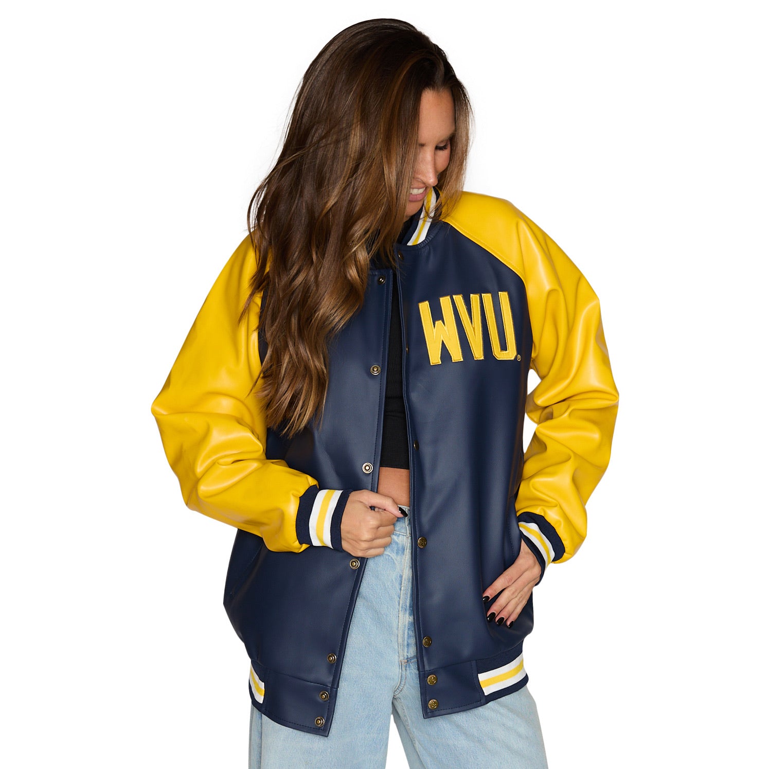 West Virginia Mountaineers Varsity Letterman Jacket – lojobands