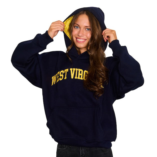 West Virginia Mountaineers Polka Dot Hoodie