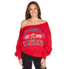 Maryland Terps Off the Shoulder Sweatshirt