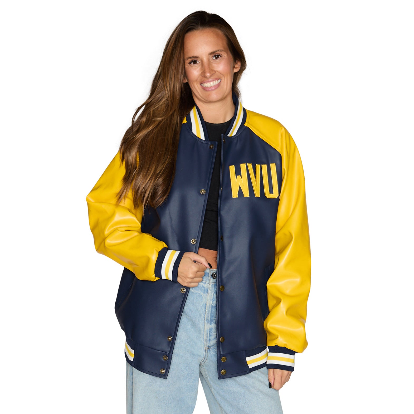 West Virginia Mountaineers Varsity Letterman Jacket – lojobands