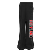 Cortland Bandana Flare Black Sweatpants
