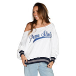 Penn State Vintage Off the Shoulder Sweatshirt