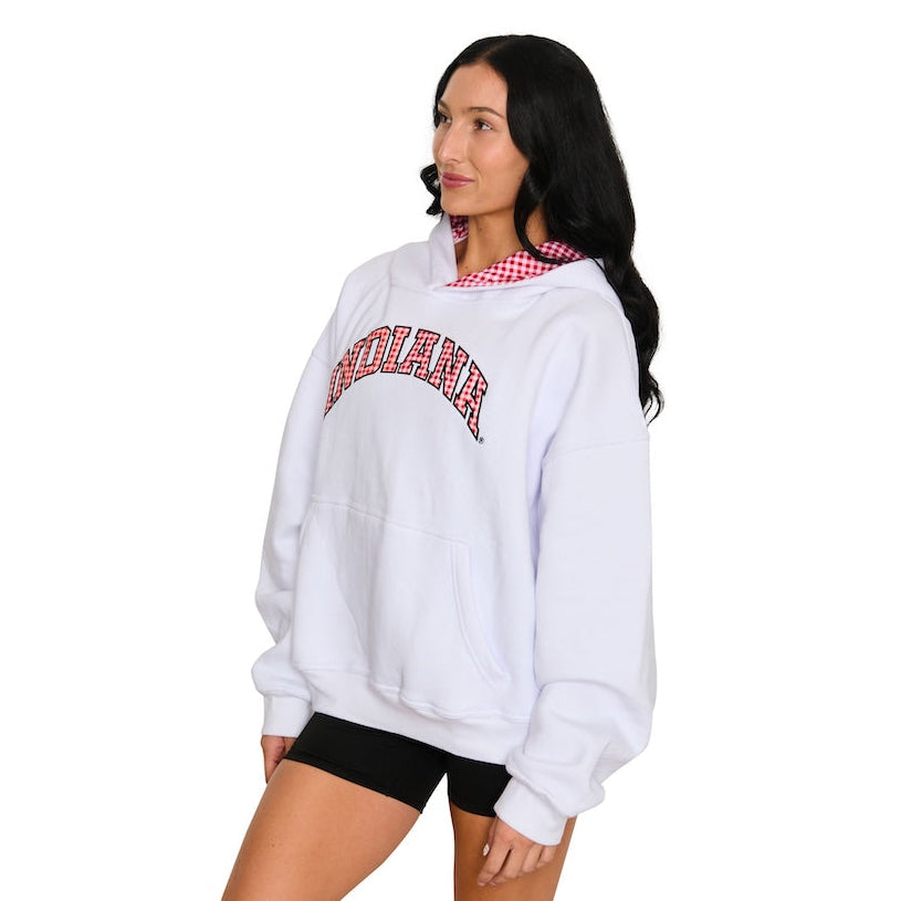 Indiana Gingham Hoodie