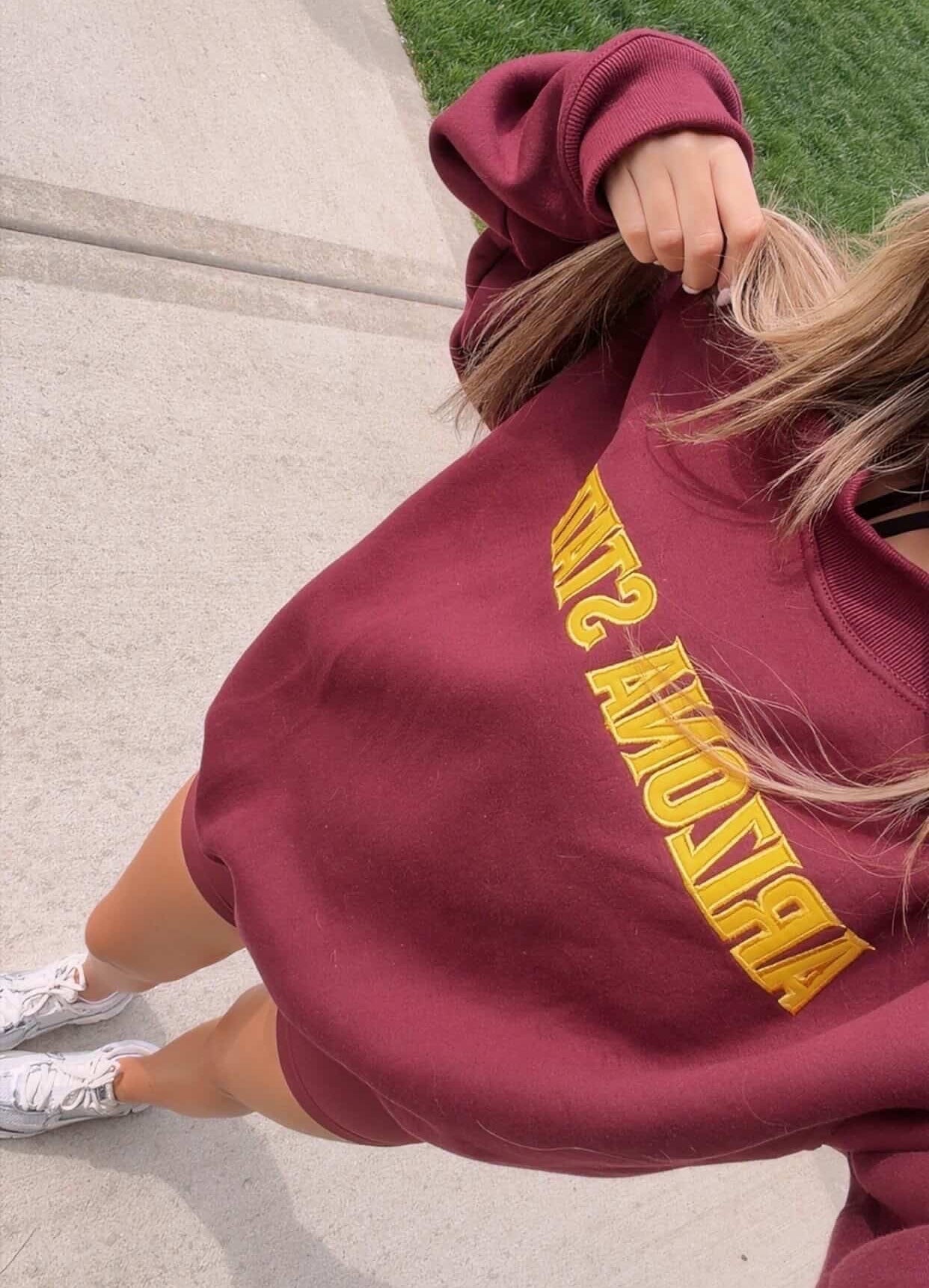 Arizona State ASU Mock Neck Sweatshirt