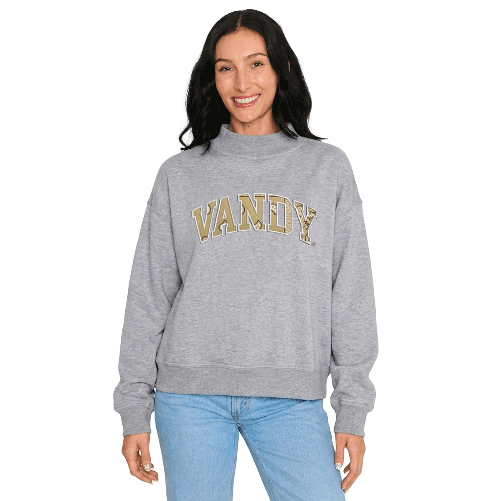 Vanderbilt Bandana Mock Neck Sweatshirt