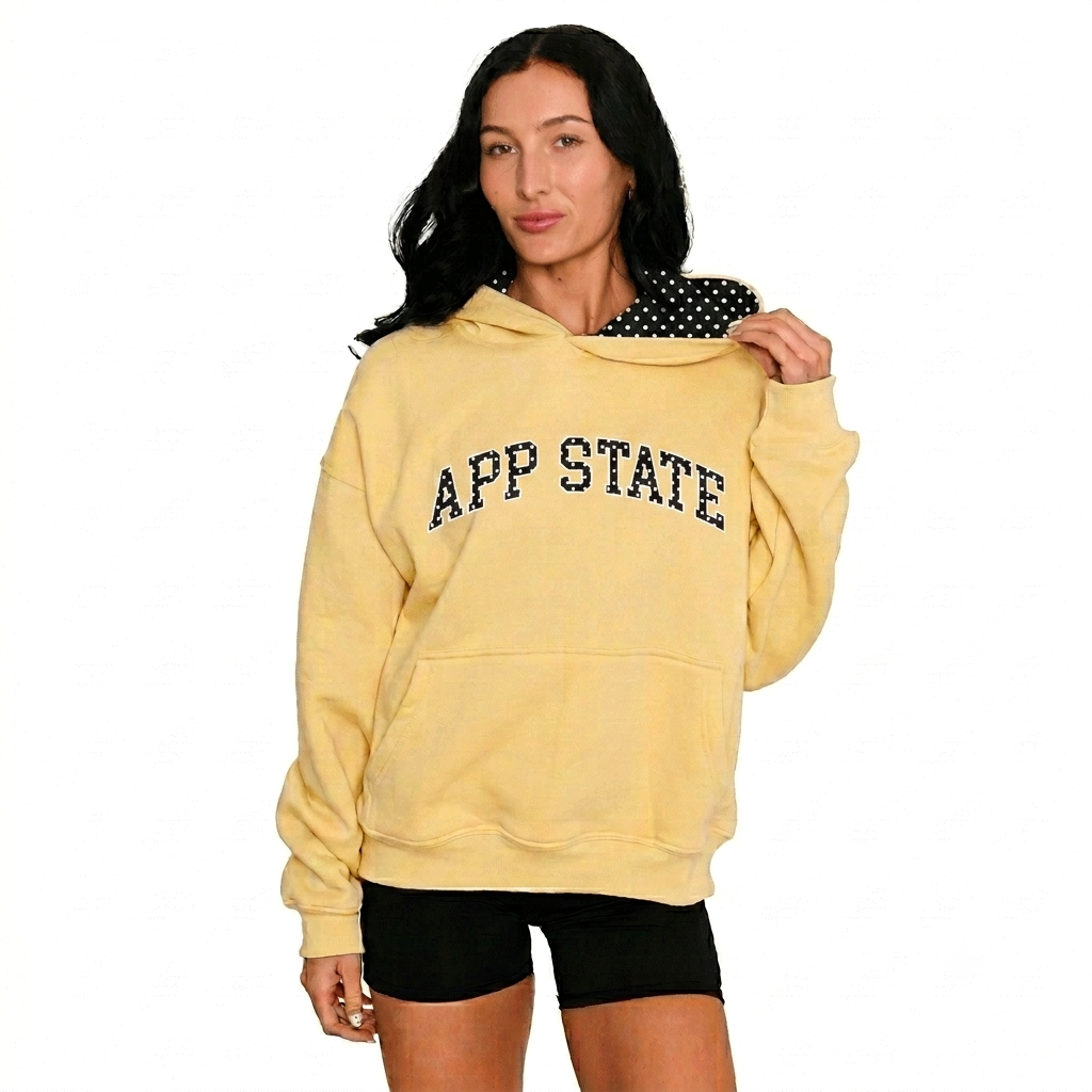 App State Polka Dot Hoodie