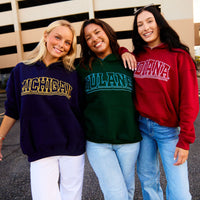 Tulane Stitched Hoodie