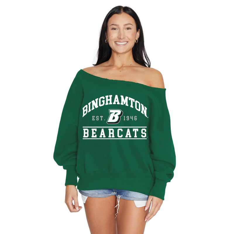 Binghamton Off the Shoulder Sweatshirt