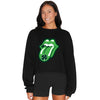 Shamrock Lips Black Crewneck